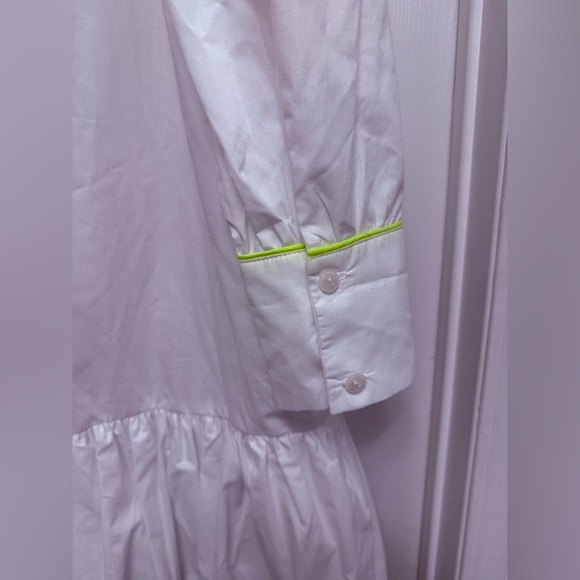 Pep’s Cannes Women’s White Yellow Shirt Dress Size 2 - Picture 5 of 7